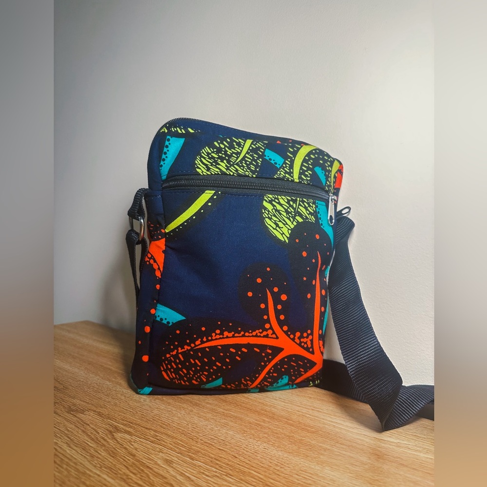 African Print Crossbody Bag